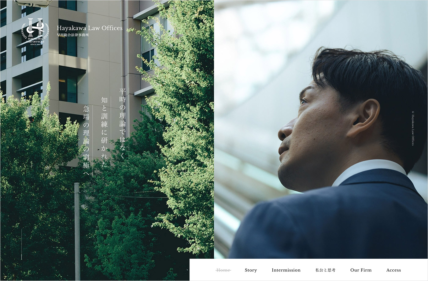 Hayakawa Law Offices | 早川総合法律事務所ウェブサイトの画面キャプチャ画像
