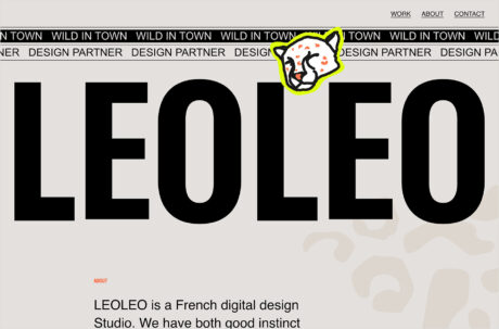 LEOLEOウェブサイトの画面キャプチャ画像