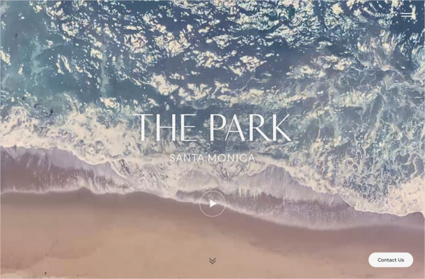 The Park Santa Monica Apartments | Modern Luxury Apartments Near the Beachウェブサイトの画面キャプチャ画像