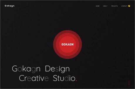 東京のWebデザイン会社｜Gokagn Inc.（株式会社ゴカン）ウェブサイトの画面キャプチャ画像