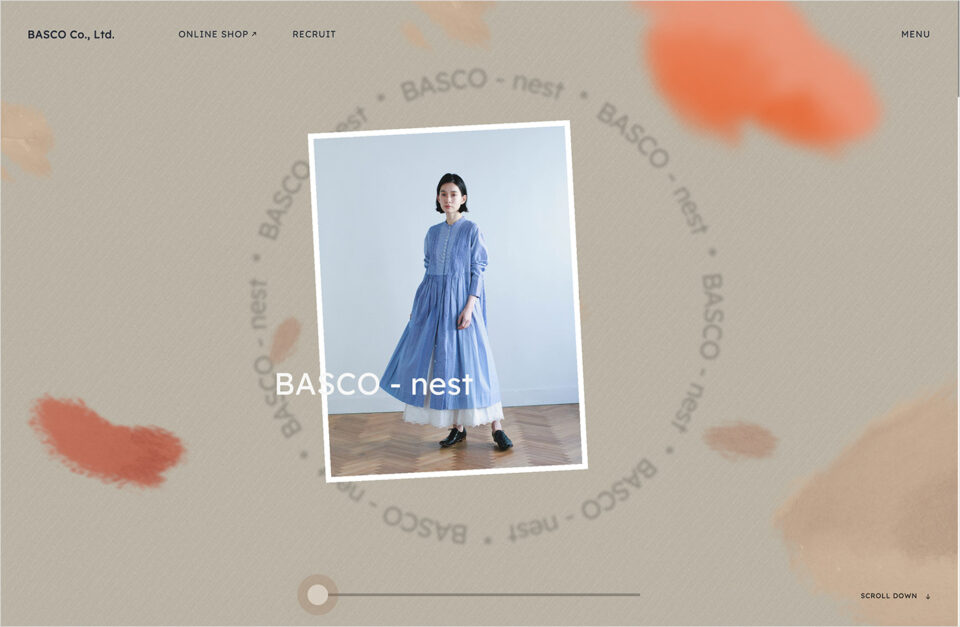 BASCO Co., Ltd.ウェブサイトの画面キャプチャ画像