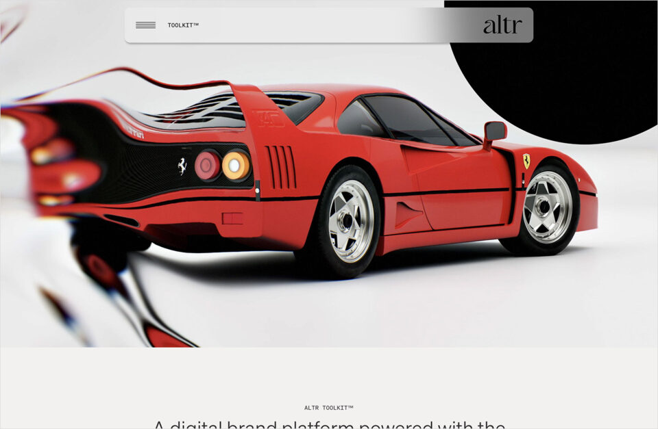 Toolkit – ALTRウェブサイトの画面キャプチャ画像