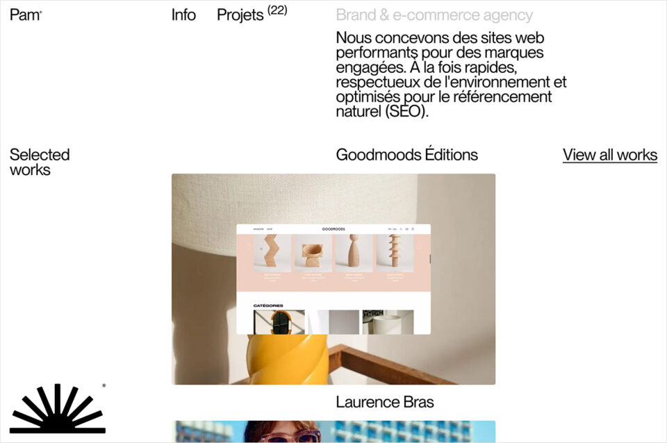 Agence web Toulouse, Pam — Création de site internet et stratégieウェブサイトの画面キャプチャ画像