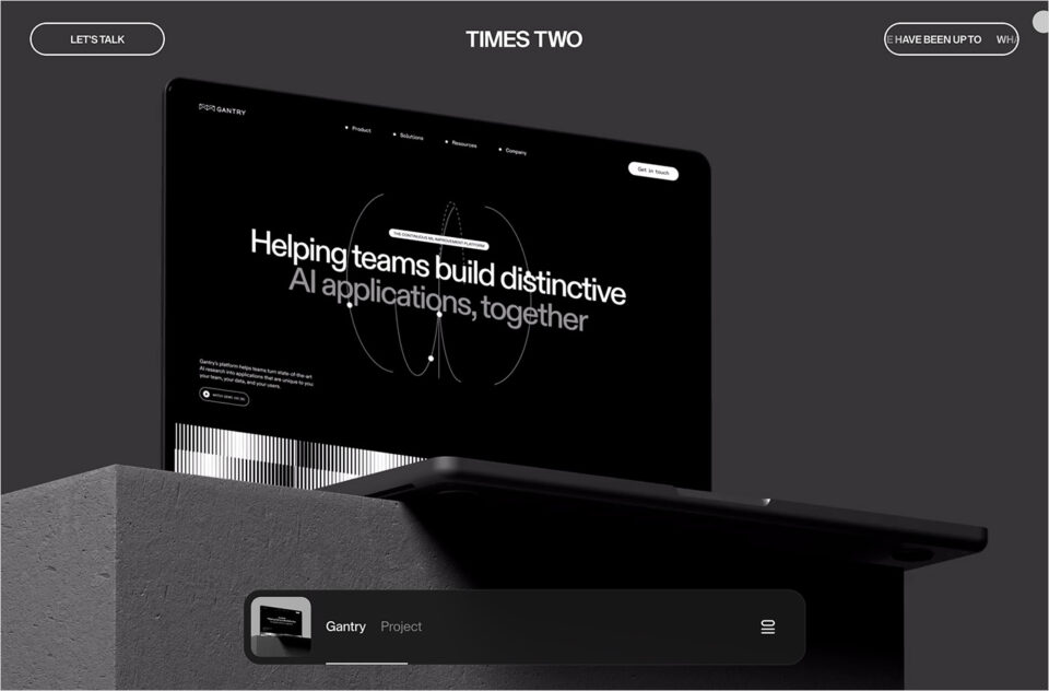What We Do | TIMES TWOウェブサイトの画面キャプチャ画像