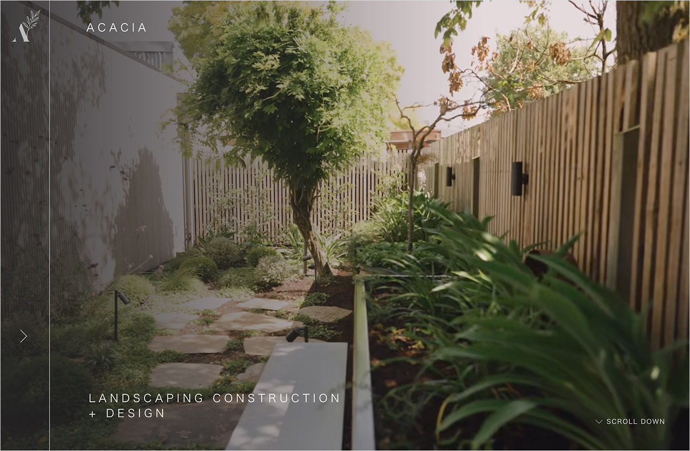 Acacia Landscaping & Design | Ballarat & Surrounds Landscape Design & Buildウェブサイトの画面キャプチャ画像