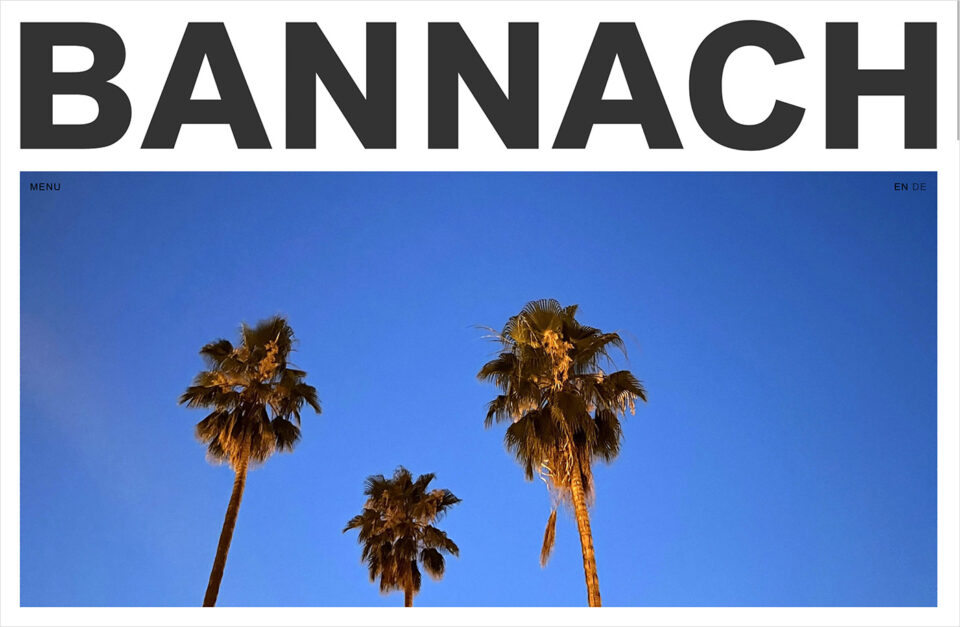 Bannachウェブサイトの画面キャプチャ画像