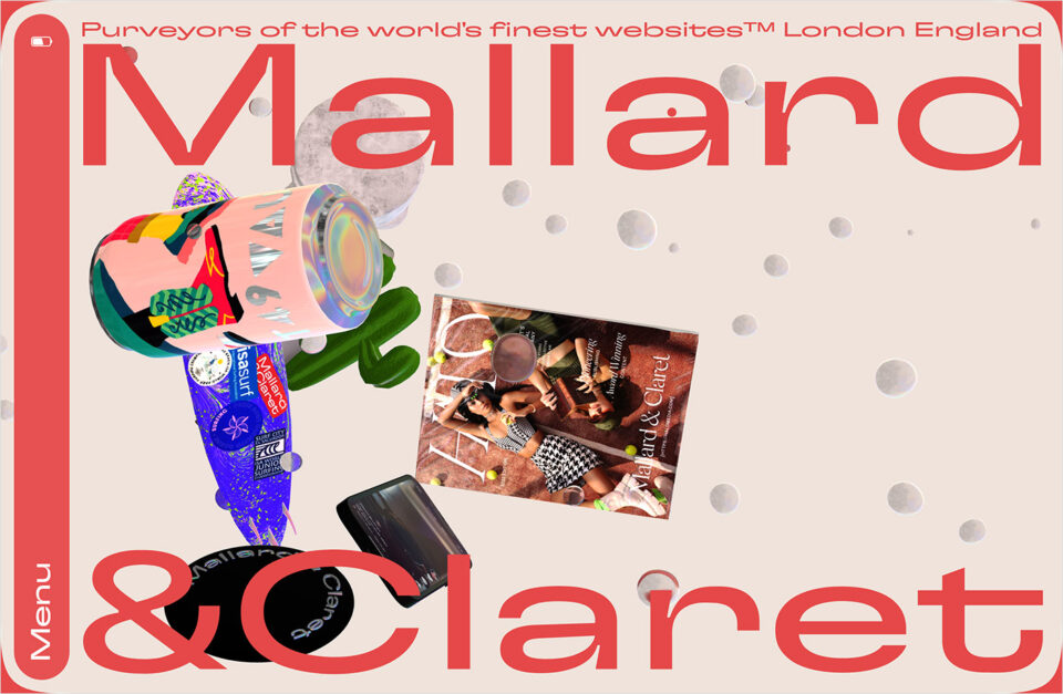 Mallard & Claret – Creative Website Design & Development Londonウェブサイトの画面キャプチャ画像
