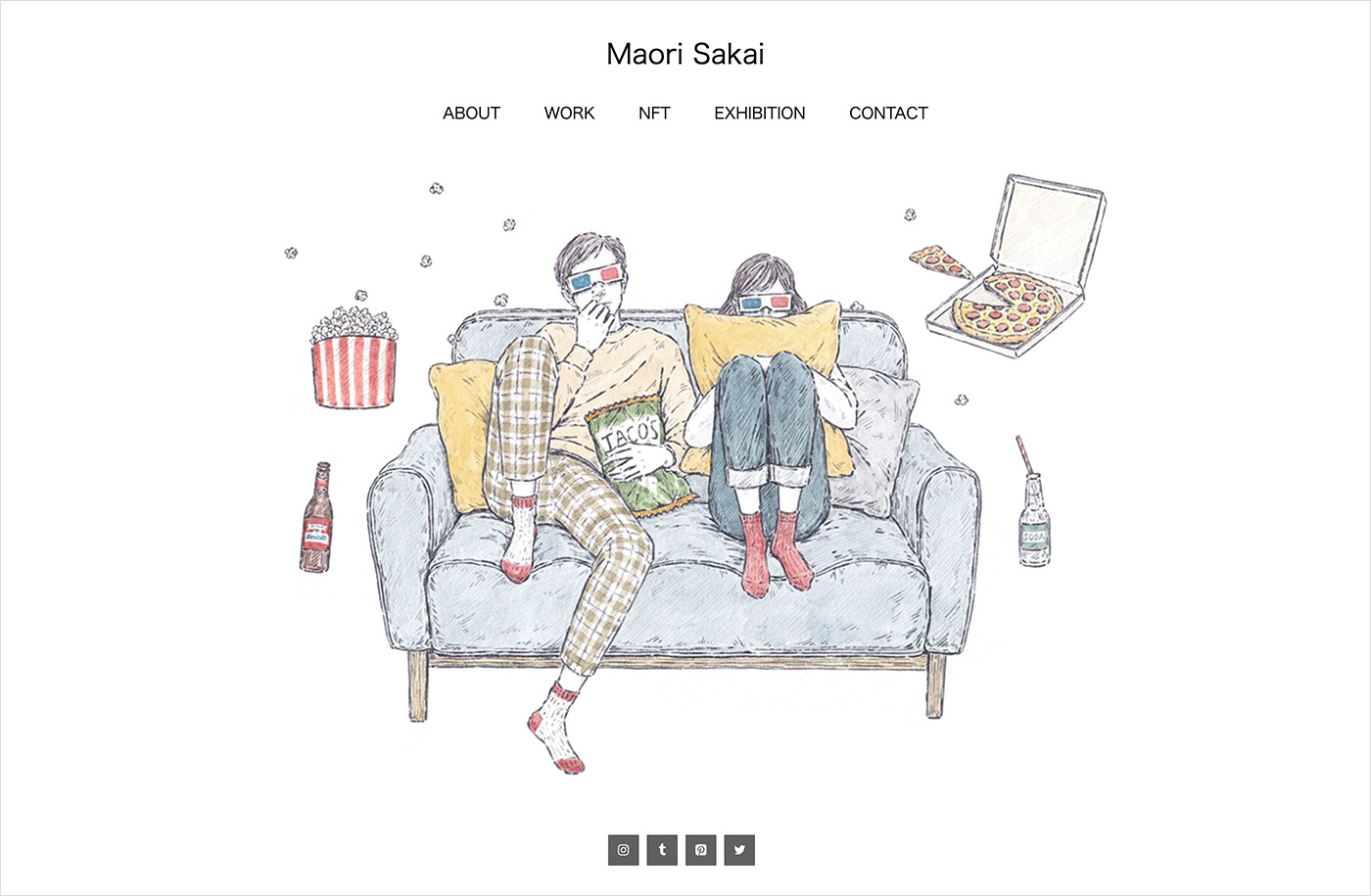 Maori Sakaiウェブサイトの画面キャプチャ画像