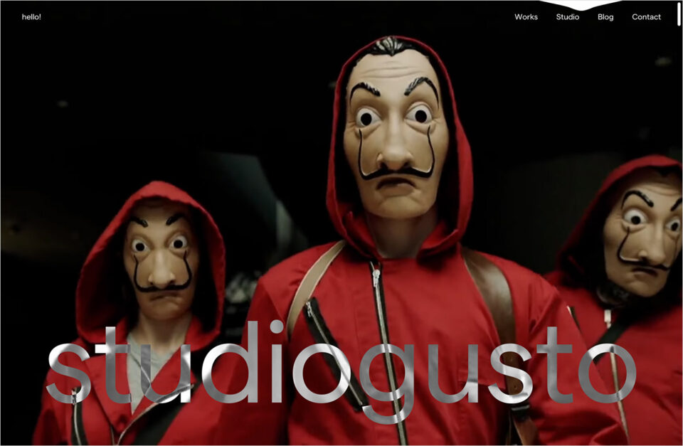 Studiogusto – A Culture–First Creative Agency – Italy / Germanyウェブサイトの画面キャプチャ画像