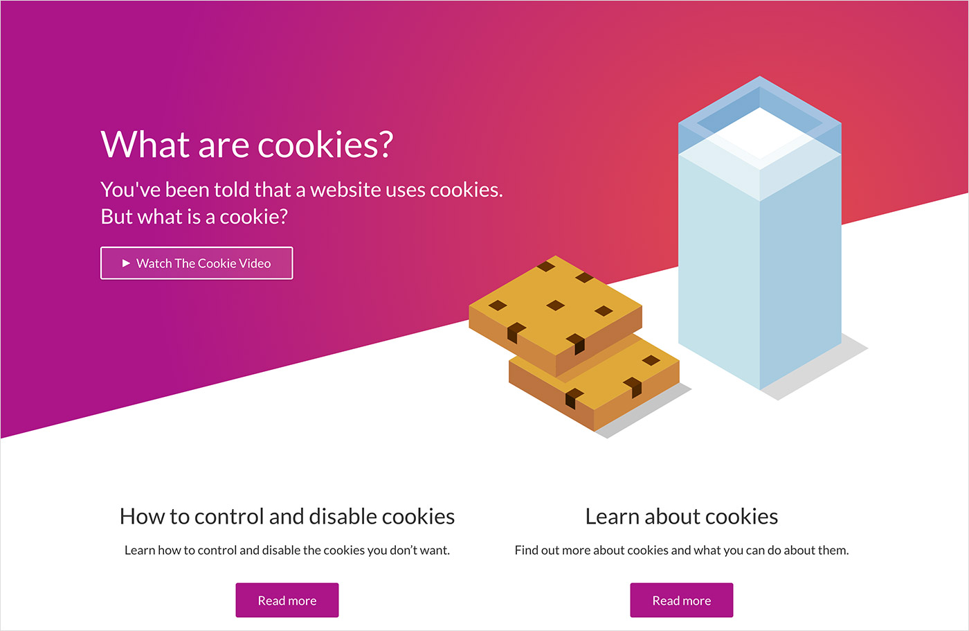 What are cookies? | Cookies & Youウェブサイトの画面キャプチャ画像