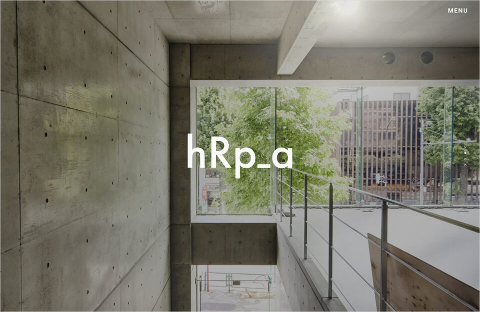 hRp_aウェブサイトの画面キャプチャ画像