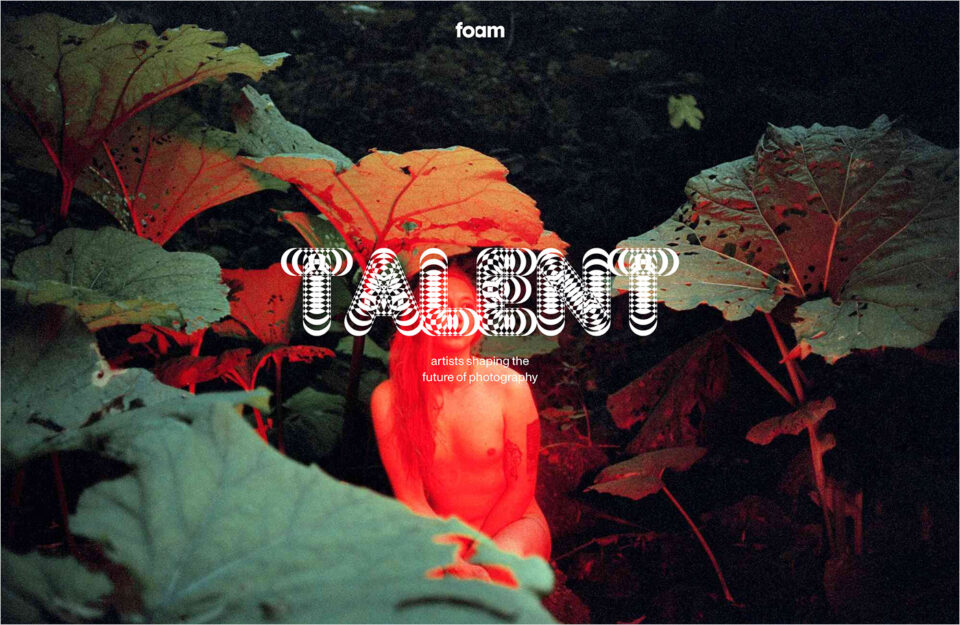 Talent 2024-2025 – Digital Exhibition | Foam: All about photographyウェブサイトの画面キャプチャ画像