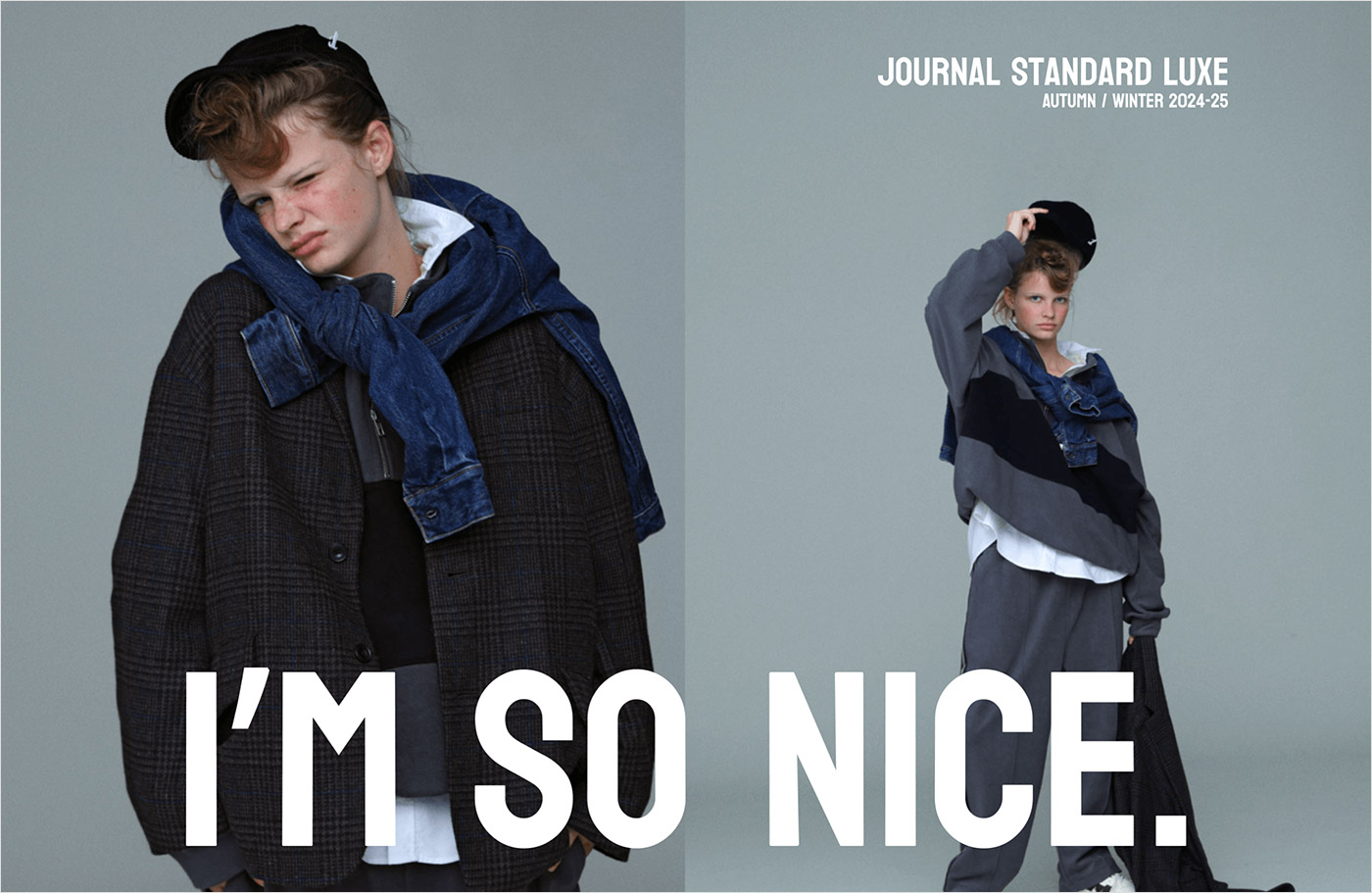 I’M SO NICE　AUTUMN / WINTER 2024-25｜journal standard luxeウェブサイトの画面キャプチャ画像