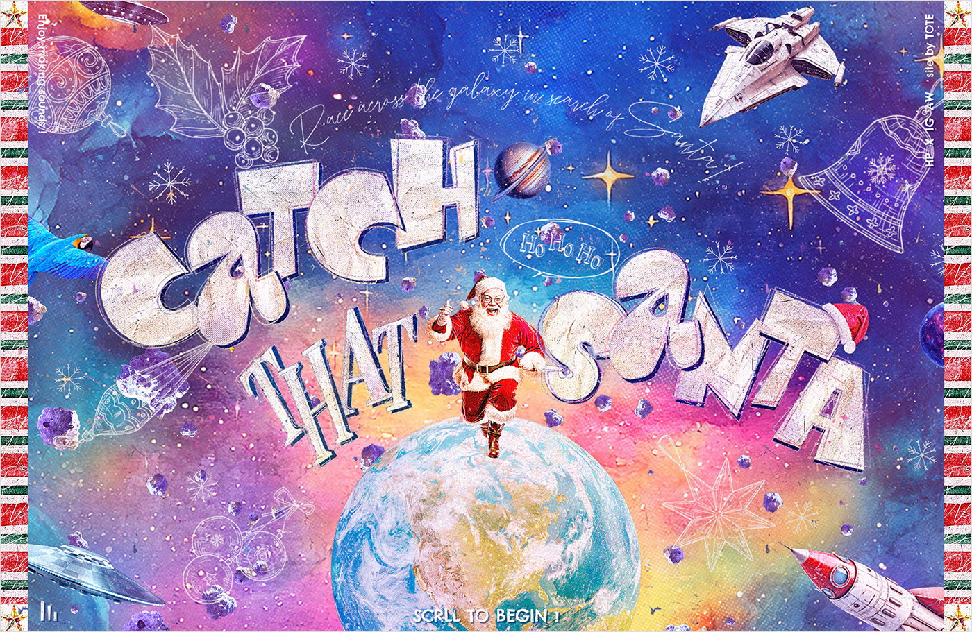 CATCH THAT SANTAウェブサイトの画面キャプチャ画像