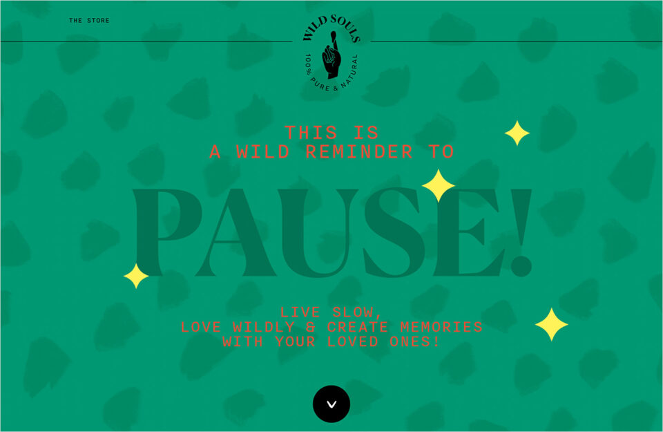 Wild Souls – Taste the Wild. Find your Soul.ウェブサイトの画面キャプチャ画像