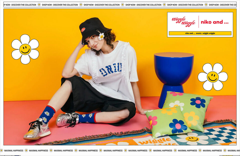 wiggle wiggle | niko and …ウェブサイトの画面キャプチャ画像