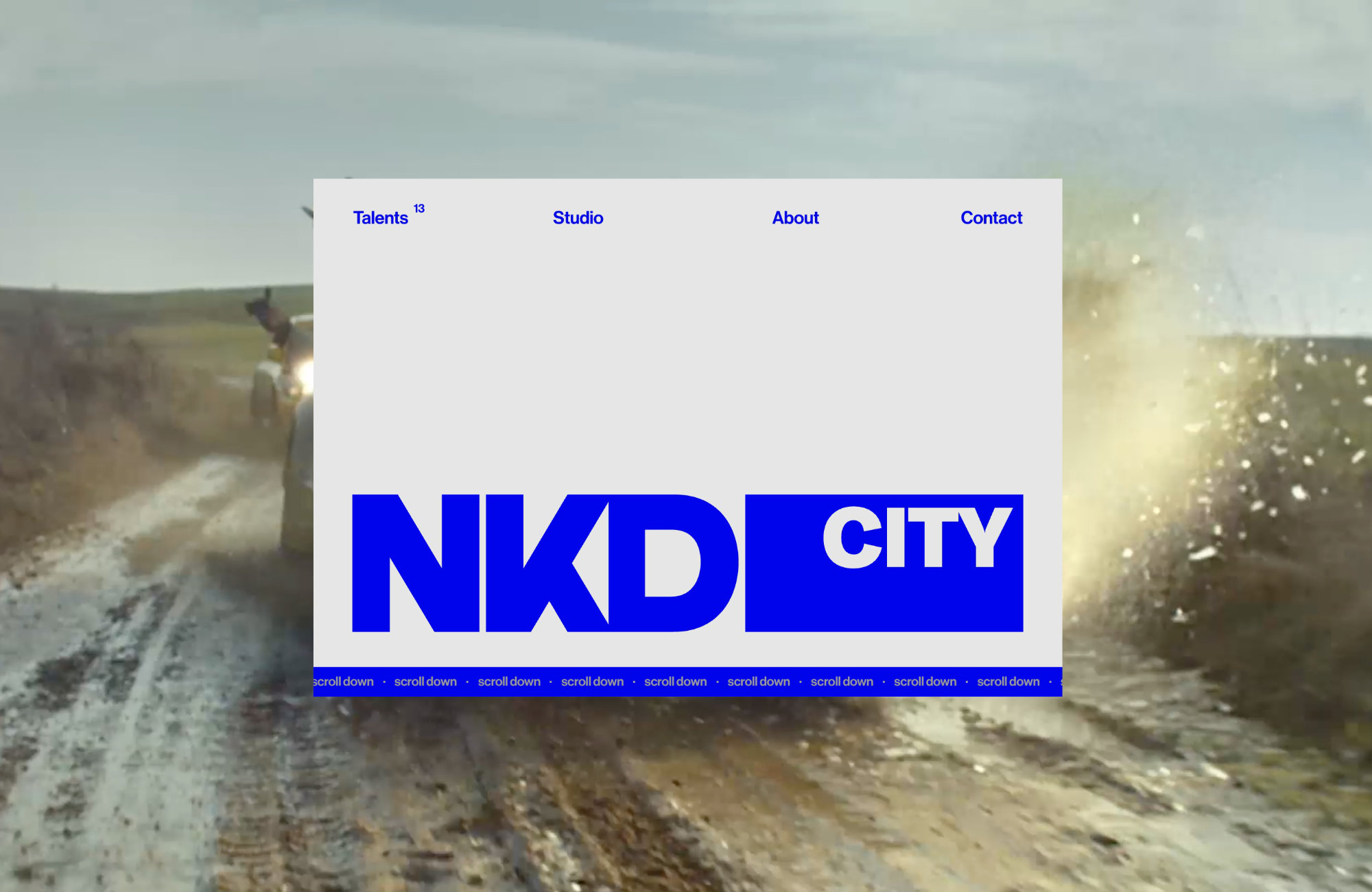 Naked City Filmsウェブサイトの画面キャプチャ画像