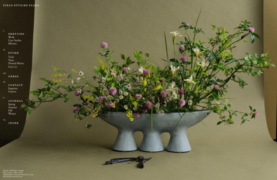 Field Studies Floraウェブサイトの画面キャプチャ画像