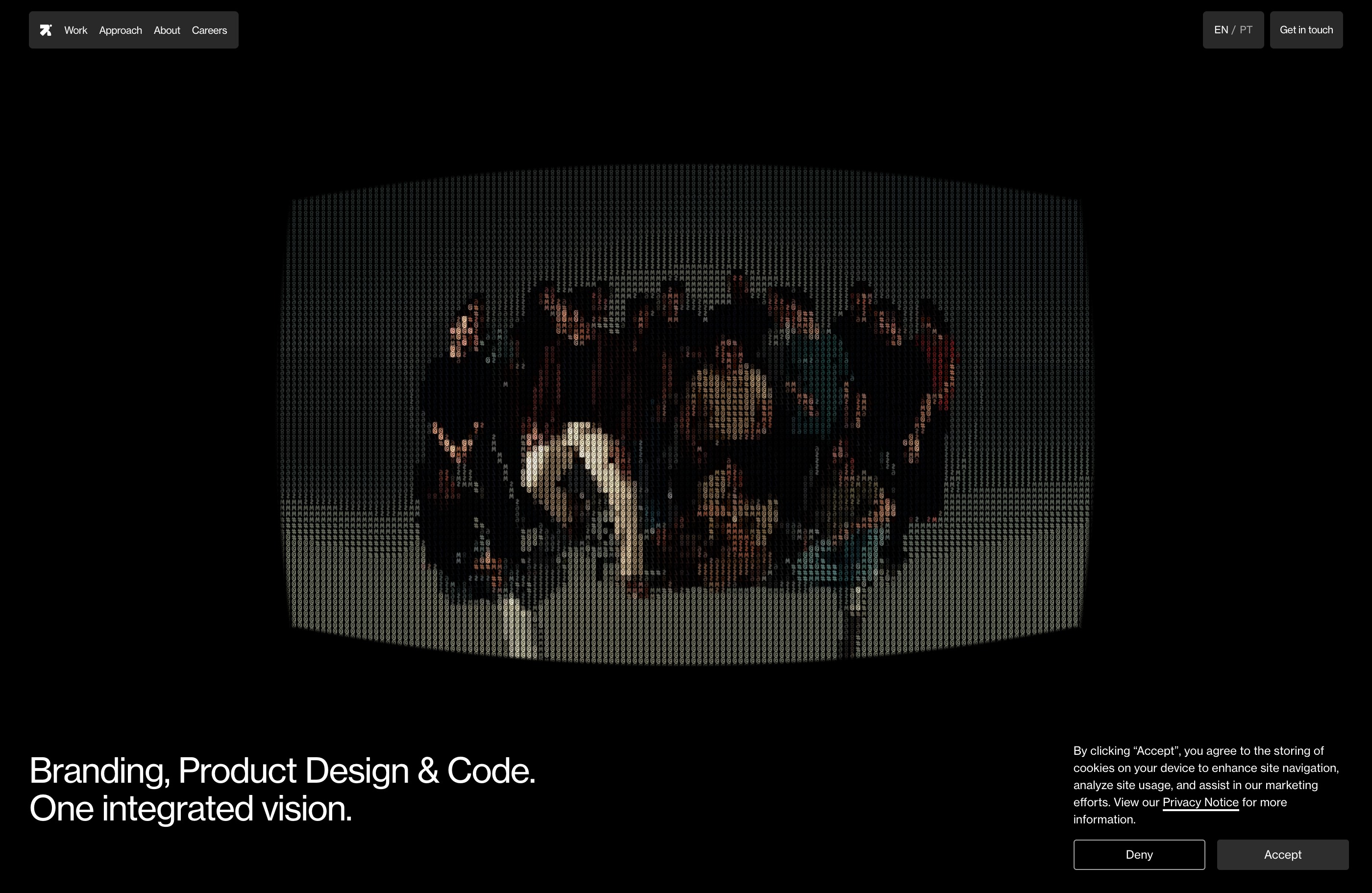 Revelatio | Branding, Product Design & Codeウェブサイトの画面キャプチャ画像